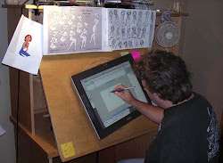 animation desk computer production drawing cintiq traditional september chronicles process computers inkling