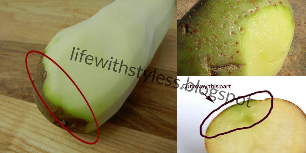 Do You Know? GREEN POTATOES ARE VERY DANGEROUS FOR YOUR HEALTH