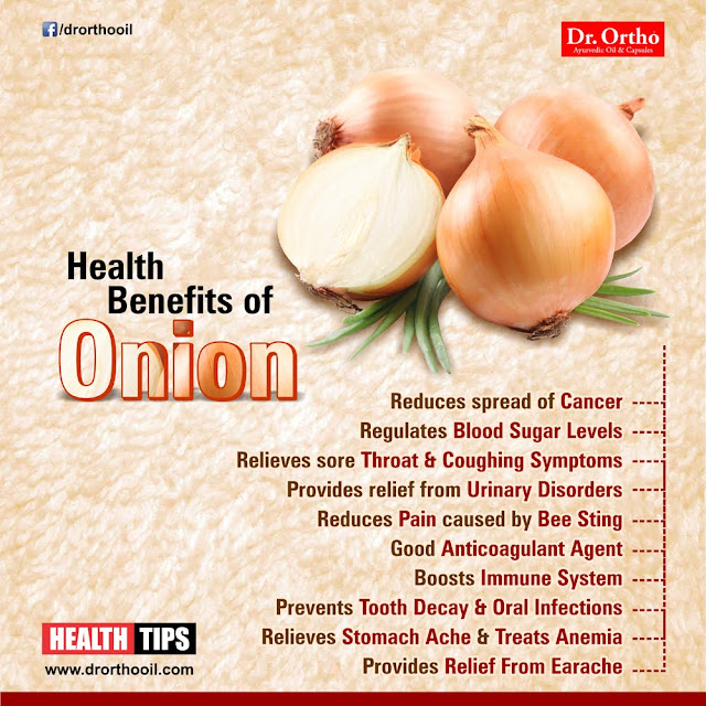 Health Tips For Living Health Benefits of Onion