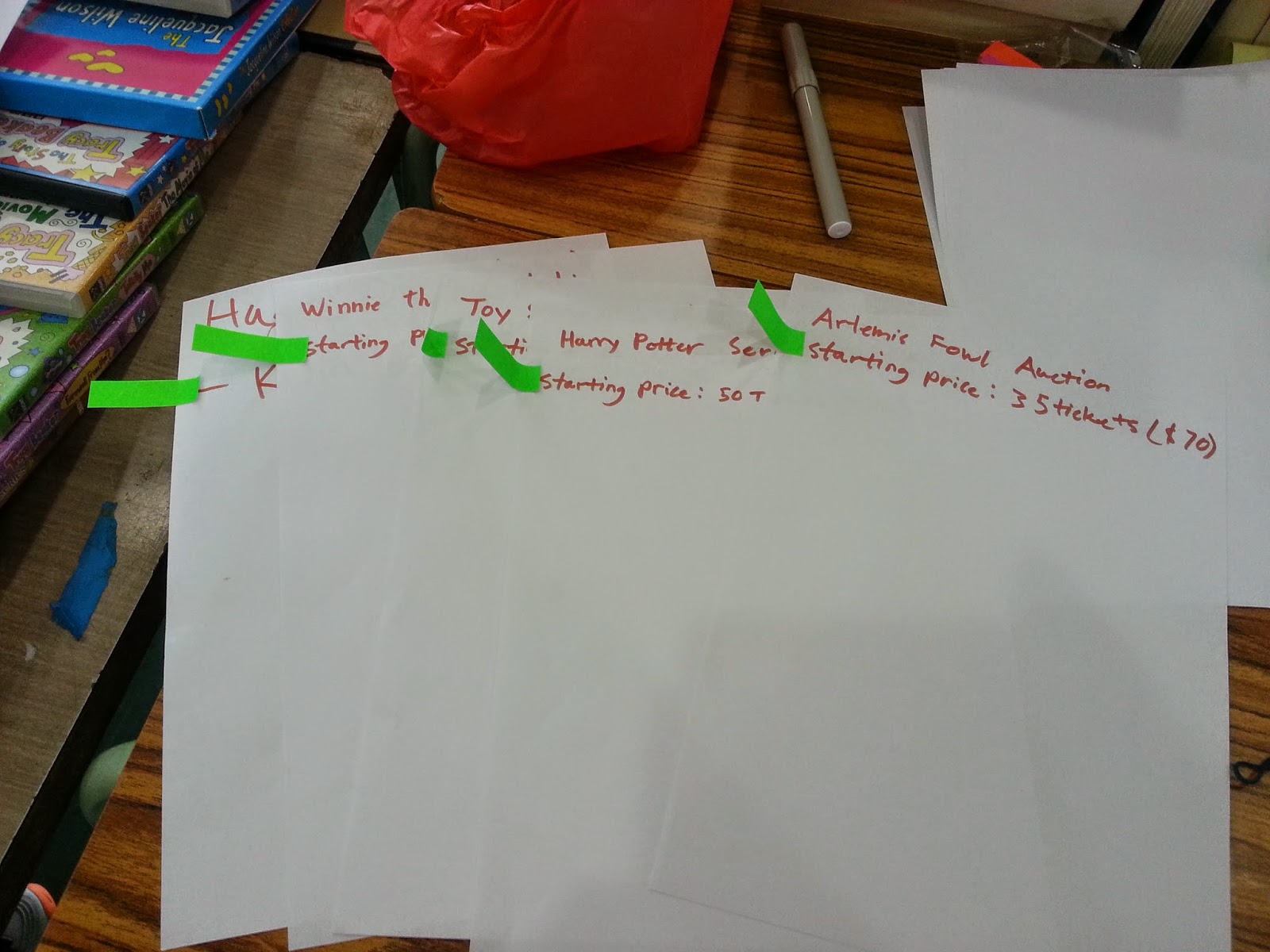 My (Rebecca's) IB CAS Blog White Elephant Stall Reflections