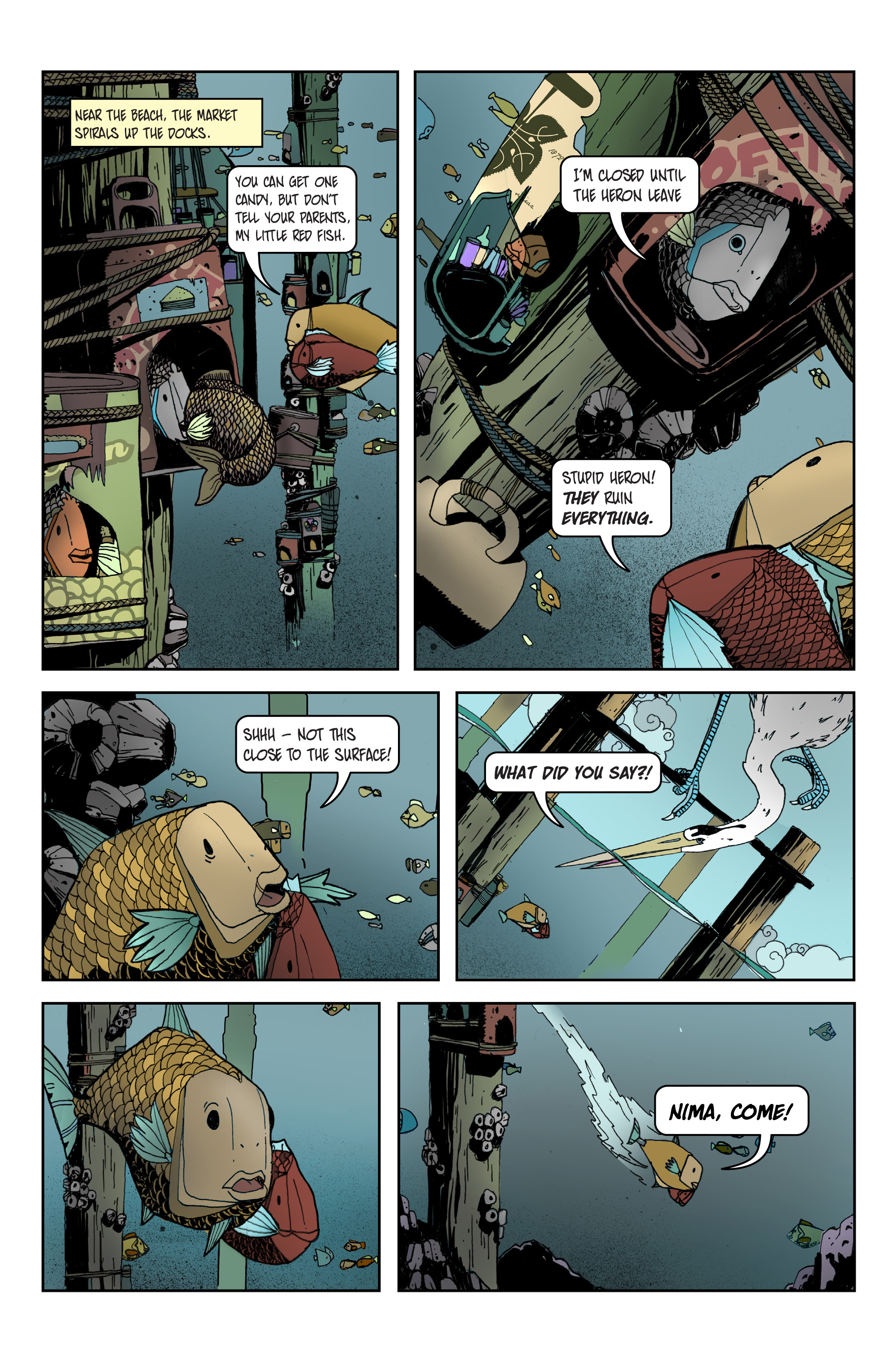 Read online The Little Red Fish comic -  Issue #1 - 8