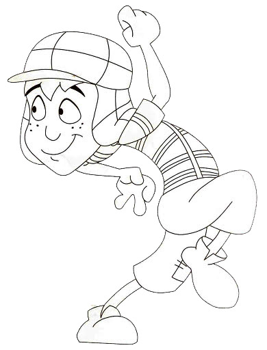 La Chilindrina Coloring Pages