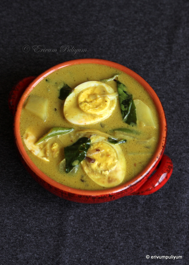 Erivum Puliyum: Kerala Style Mutta Curry | Egg Curry with Coconut Milk