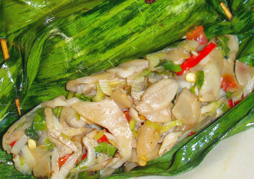 Resep Pepes Jamur Tiram Pedas Enak Sederhana