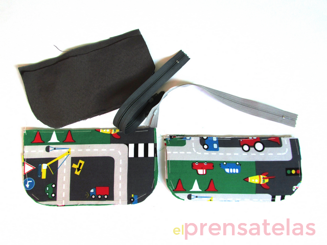 Patron cartera triple ElPrensatelas