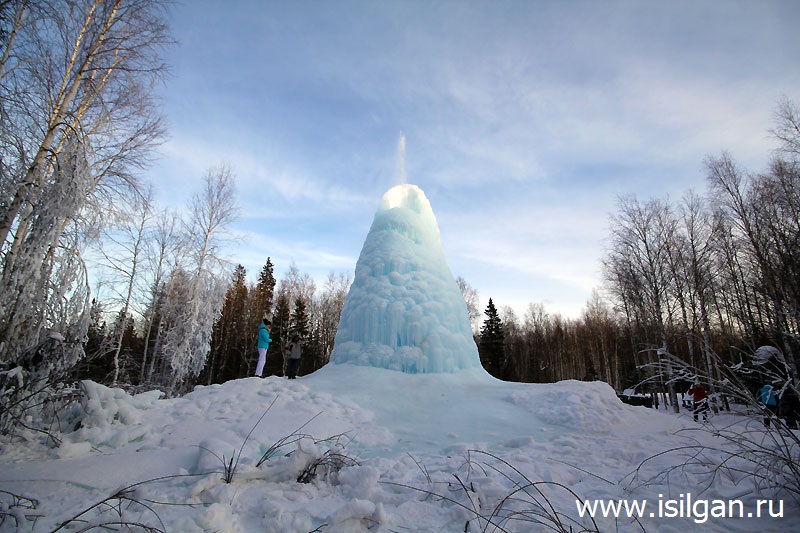 Ледяной фонтан 2016. Национальный парк "Зюраткуль". Челябинская область