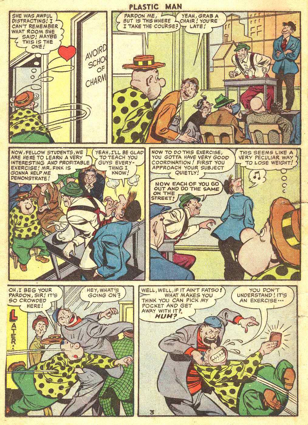 Read online Plastic Man (1943) comic -  Issue #51 - 16