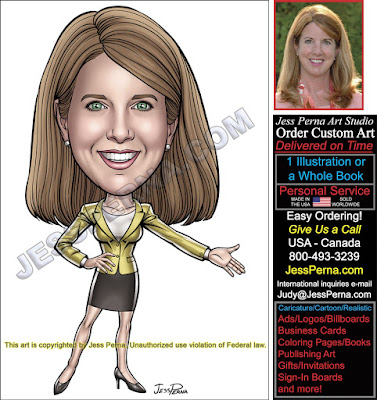 Real Estate Caricature for EDDM and Ads