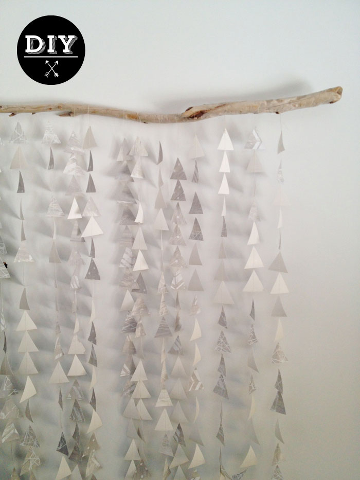 DIY Paper Garland Mobile/Backdrop Poppytalk