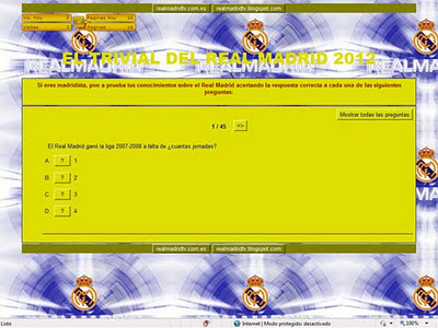 trivial del real madrid