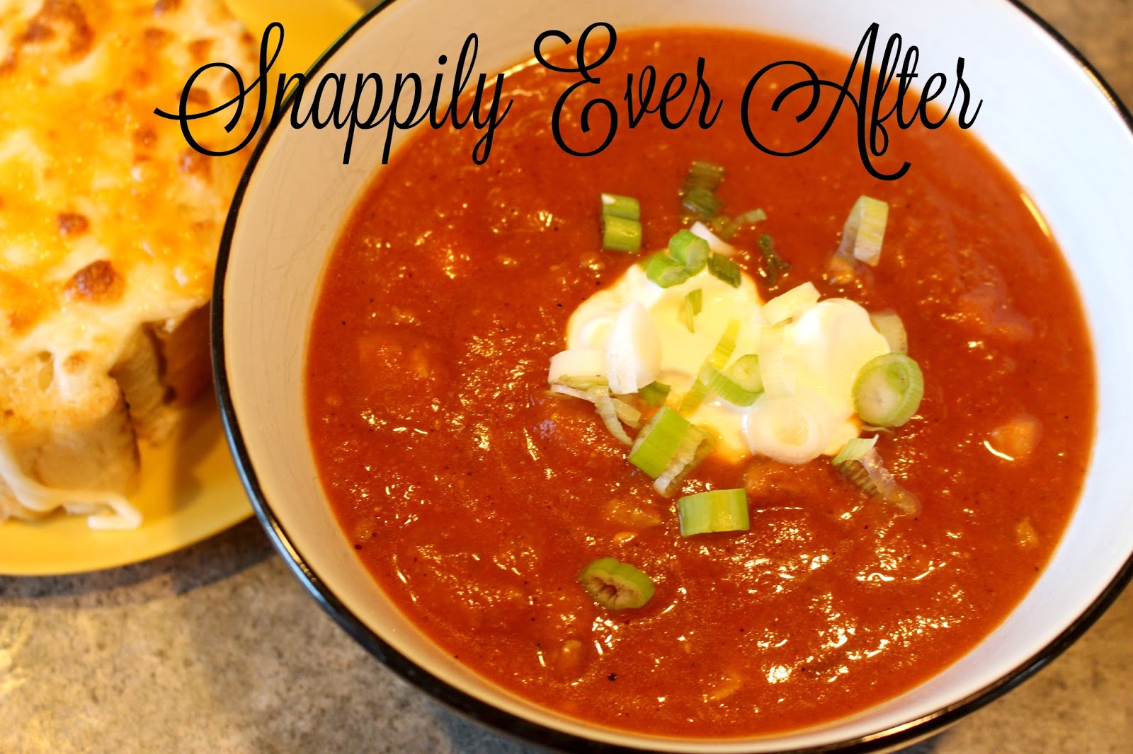 Snappily Ever After Slow Cooker Pumpkin Chili