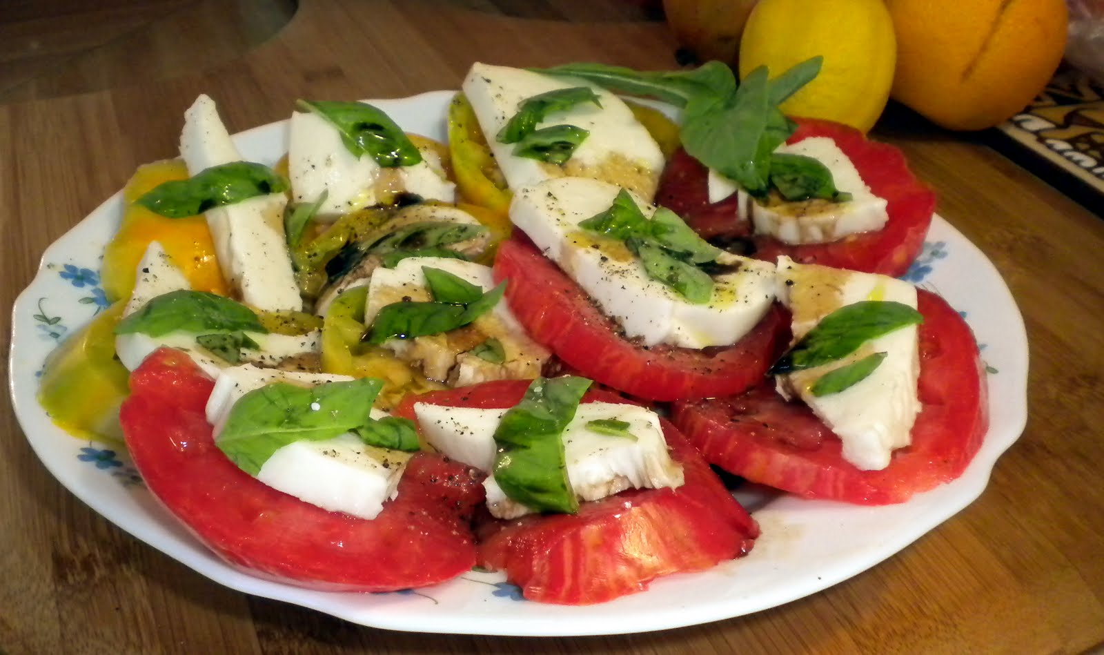 Cooking for Zo: Tomato Caprese Salad