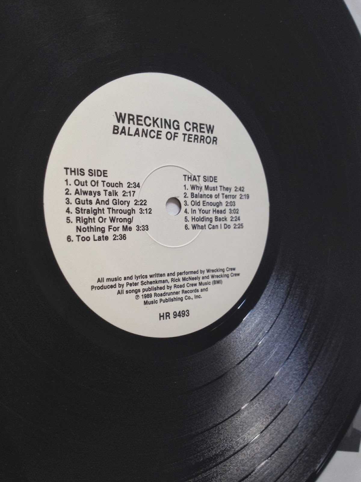 Day By Day Hardcore WRECKING CREW Balance of Terror