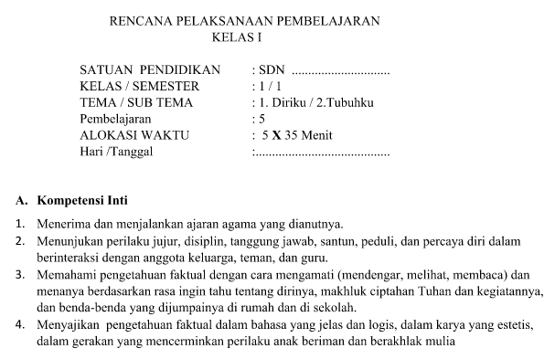 RPP Kurikulum 2013 Tema 1 Subtema 2 Pembelajaran 5 Revisi Terbaru Tahun Pelajaran 2016-2017 RPP Kurikulum 2013 Tema 1 Subtema 2 Pembelajaran 5 Revisi Terbaru Tahun Pelajaran 2016-2017