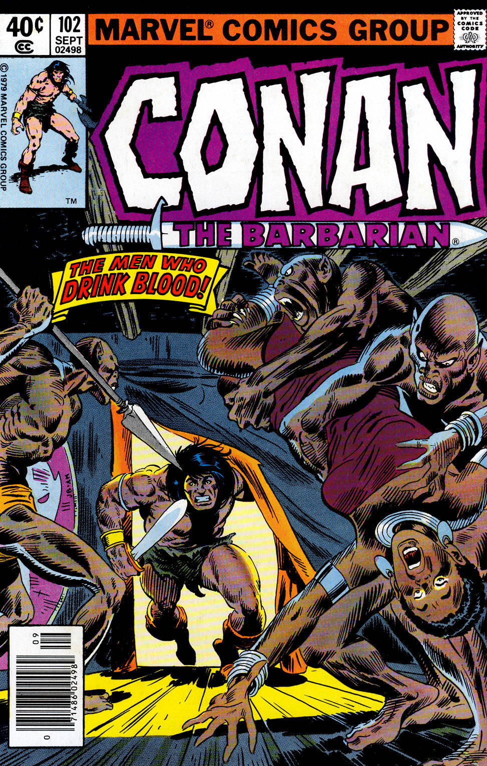 Read online Conan the Barbarian (1970) comic -  Issue #102 - 1