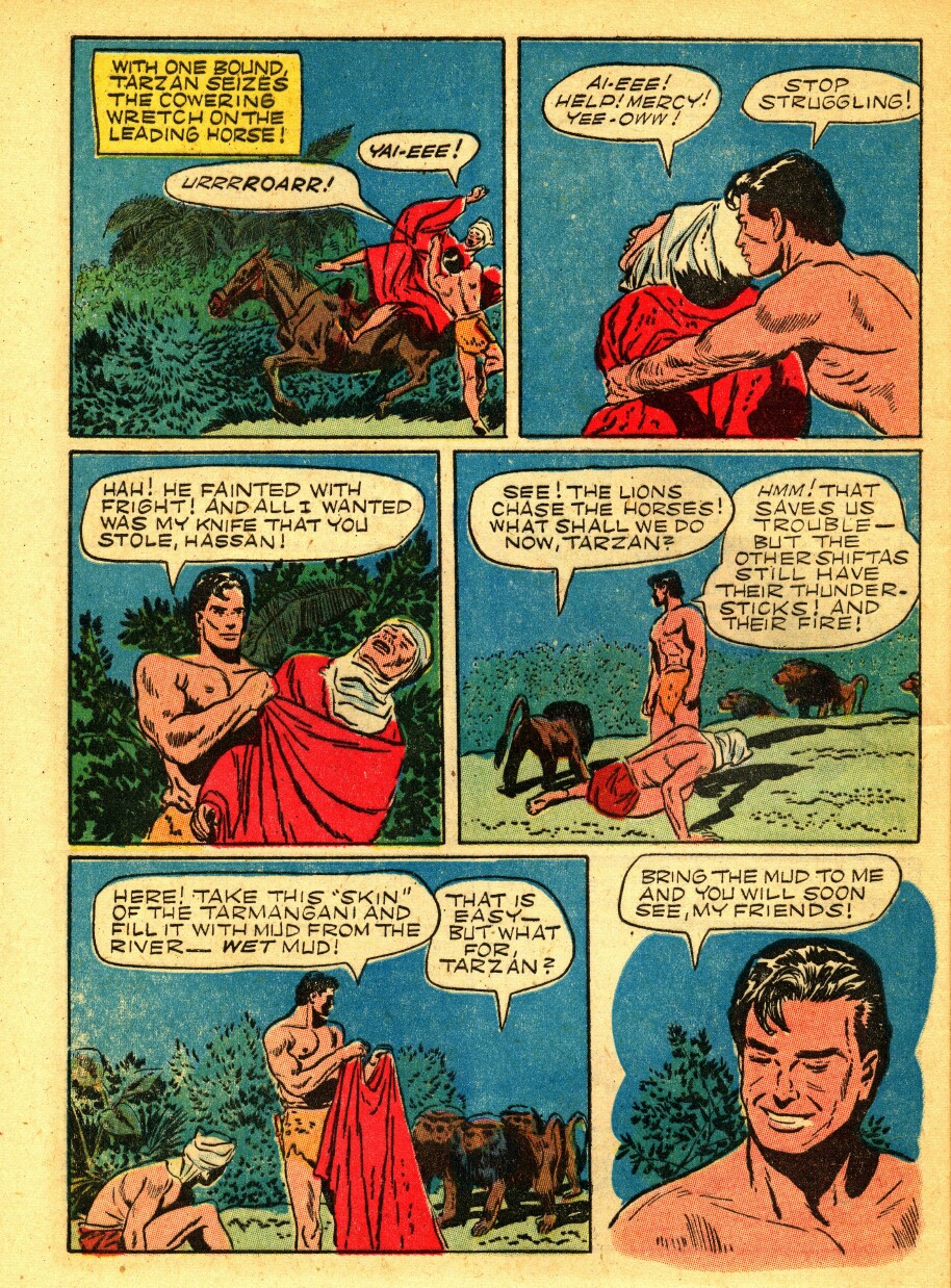 Read online Tarzan (1948) comic -  Issue #37 - 40