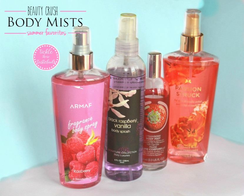 Tickle Those Tastebuds Food, Beauty & Lifestyle Beauty Crush Summer Favorite Body Mists