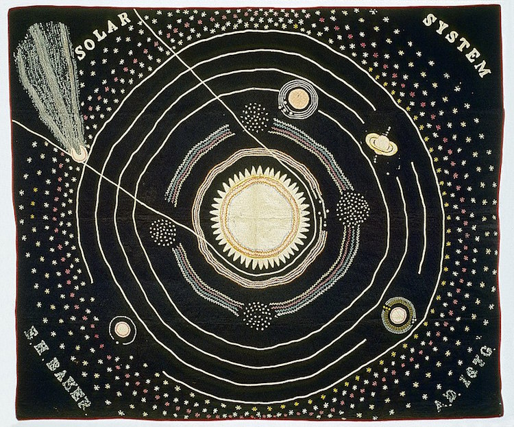 An Astronomy Teacher In 1876 Handcrafted This Quilt To Help Her Teach Her Students