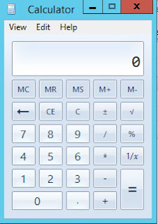 Screenshot of AX calculator