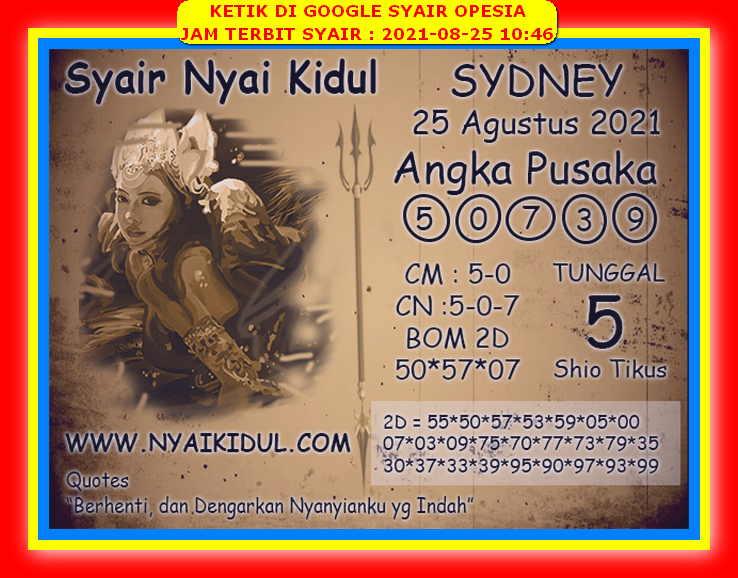 Syair Togel Sdy 25 Agustus 2021 Forum Syair Asiktoto