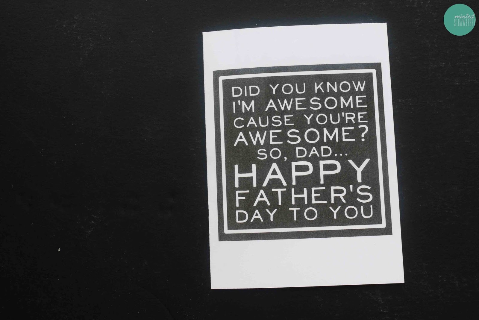 Minted Strawberry Printables