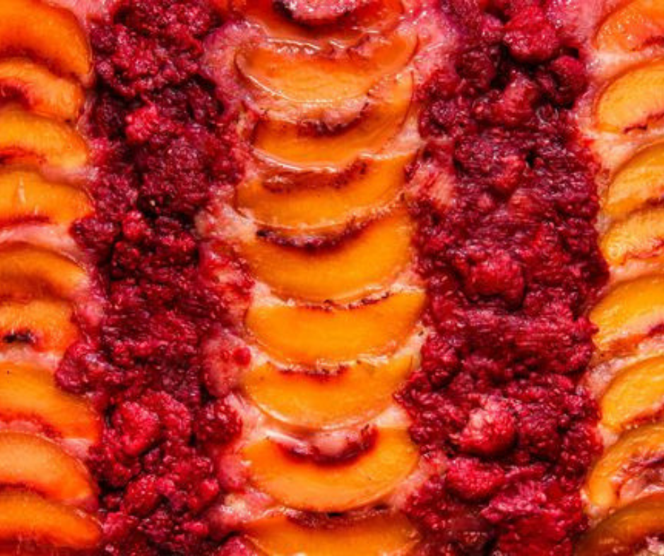 Raspberry Peach Upside-Down Cake - food-drink-recipes.com Raspberry Peach Upside-Down Cake - food-drink-recipes.com