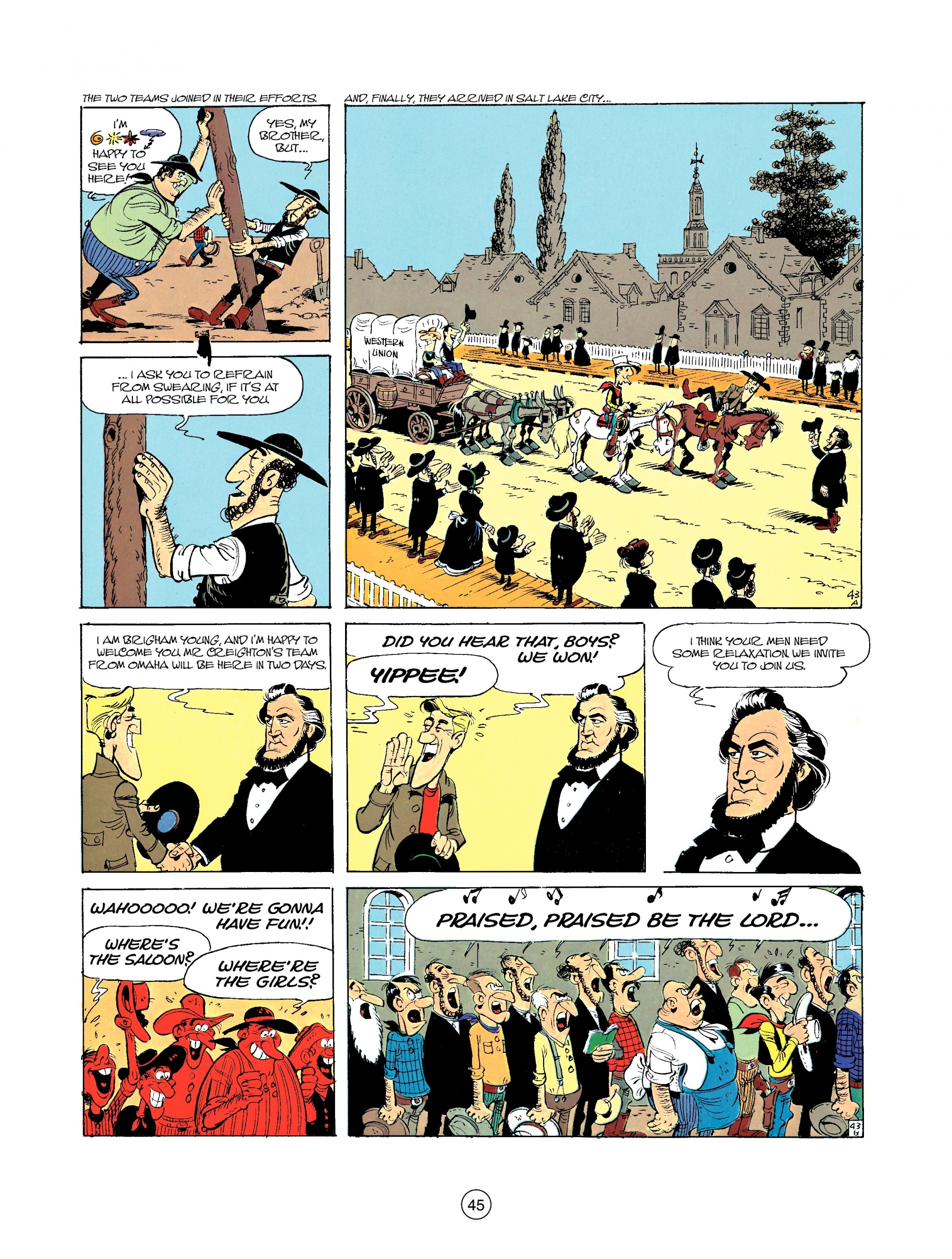 Read online A Lucky Luke Adventure comic -  Issue #35 - 45