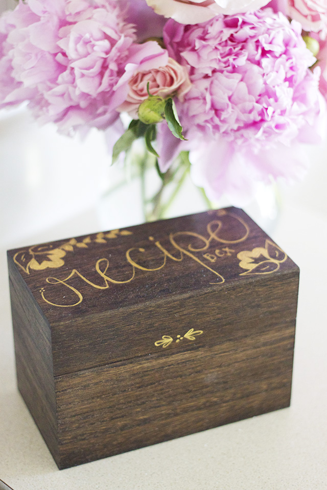 Recipe Box Giveaway Jean & Grace Designs Michaela Noelle Designs