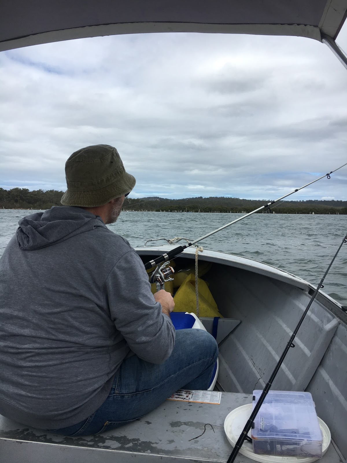 Jack and William Fishing at Batemans Bay