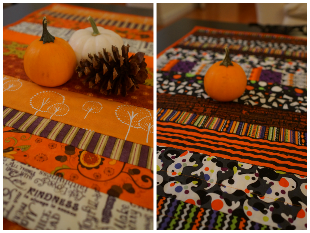 Lo, Ray, & Me: Reversible Fall Table Runner