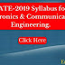 GATE Syllabus for ECE | Gate Syllabus for ECE 2019