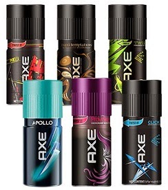 Pack of 6 Axe Deodorants (150ml each) worth Rs.1099 for Rs.498 Only @ Rediff