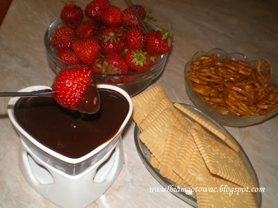 Fondue czekoladowe