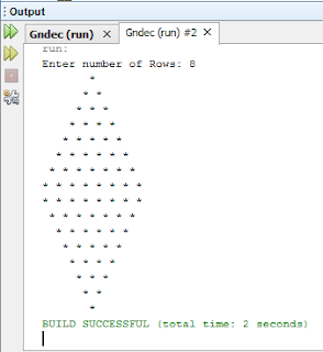 Diamond Pattern Java )- By Garvit Abbat - PROGRAMMING