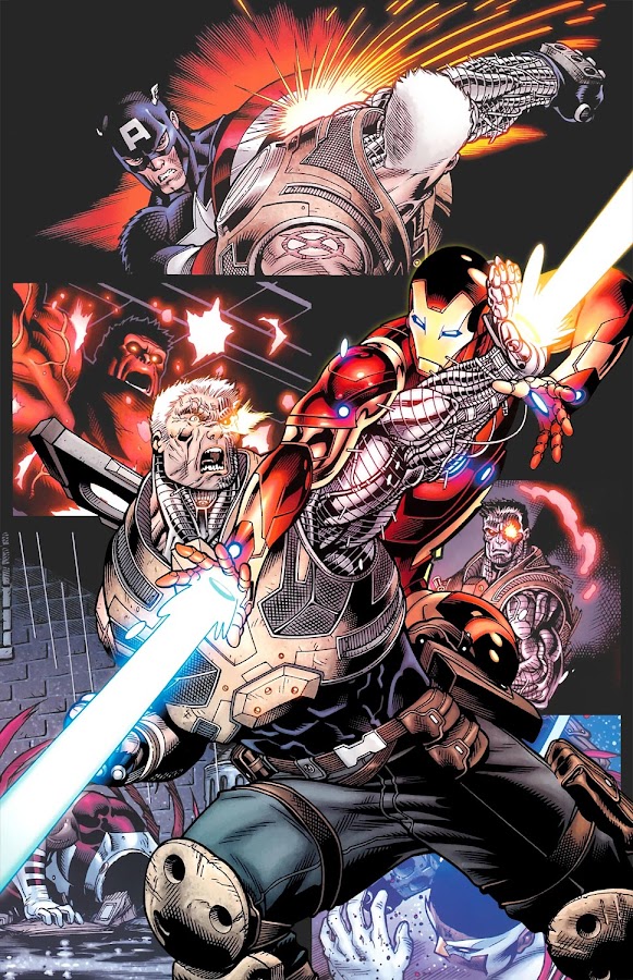cable vs the avengers