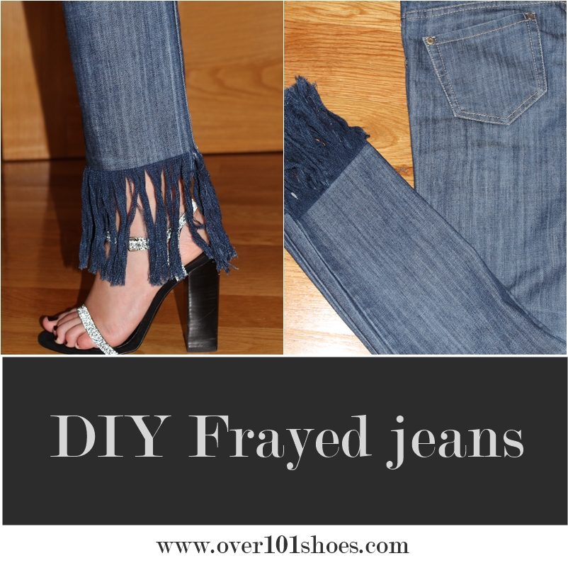 DIY Frayed jeans / DIY pantalones con flecos