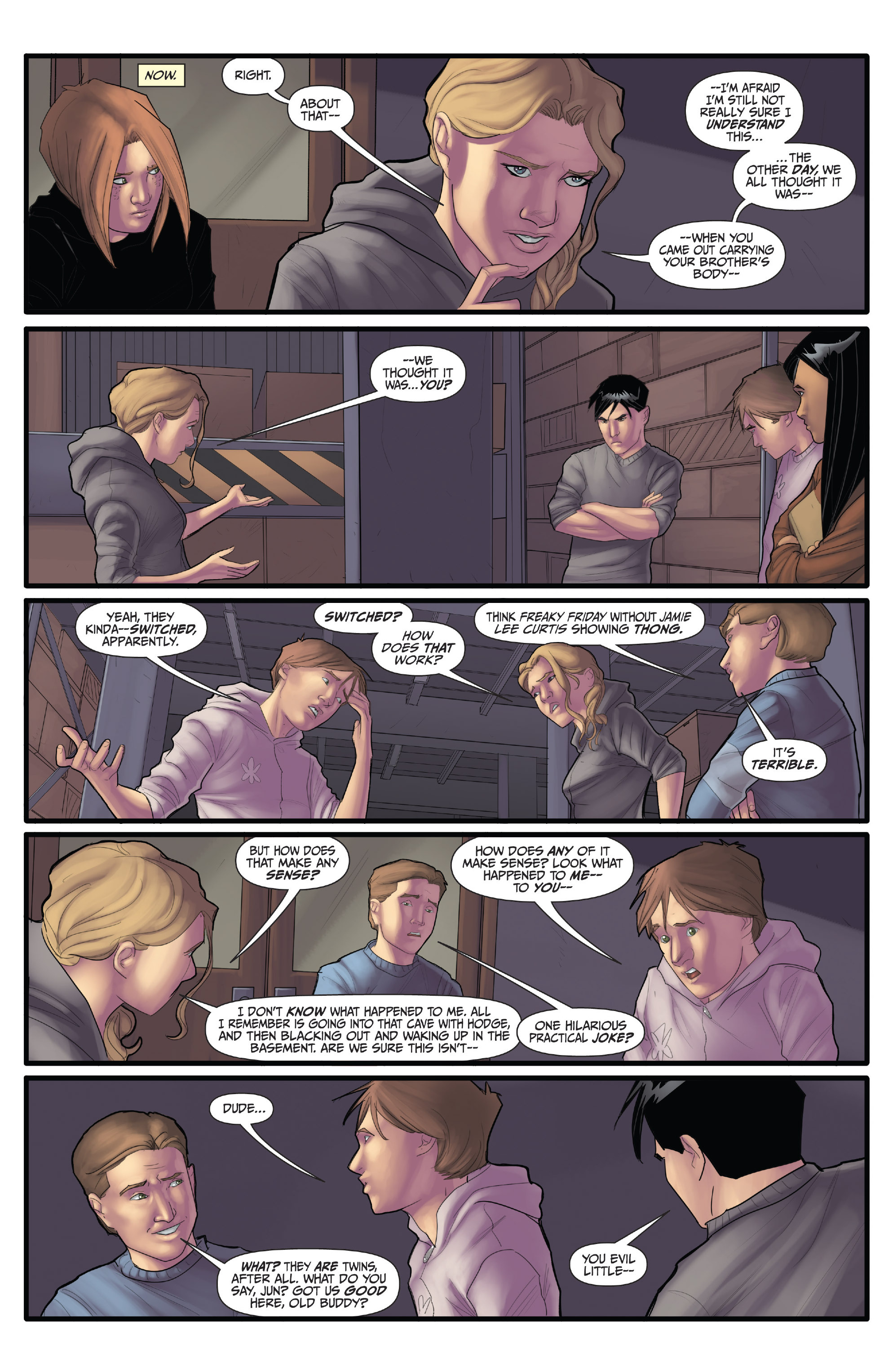 Read online Morning Glories comic -  Issue # _TPB 6 - 119