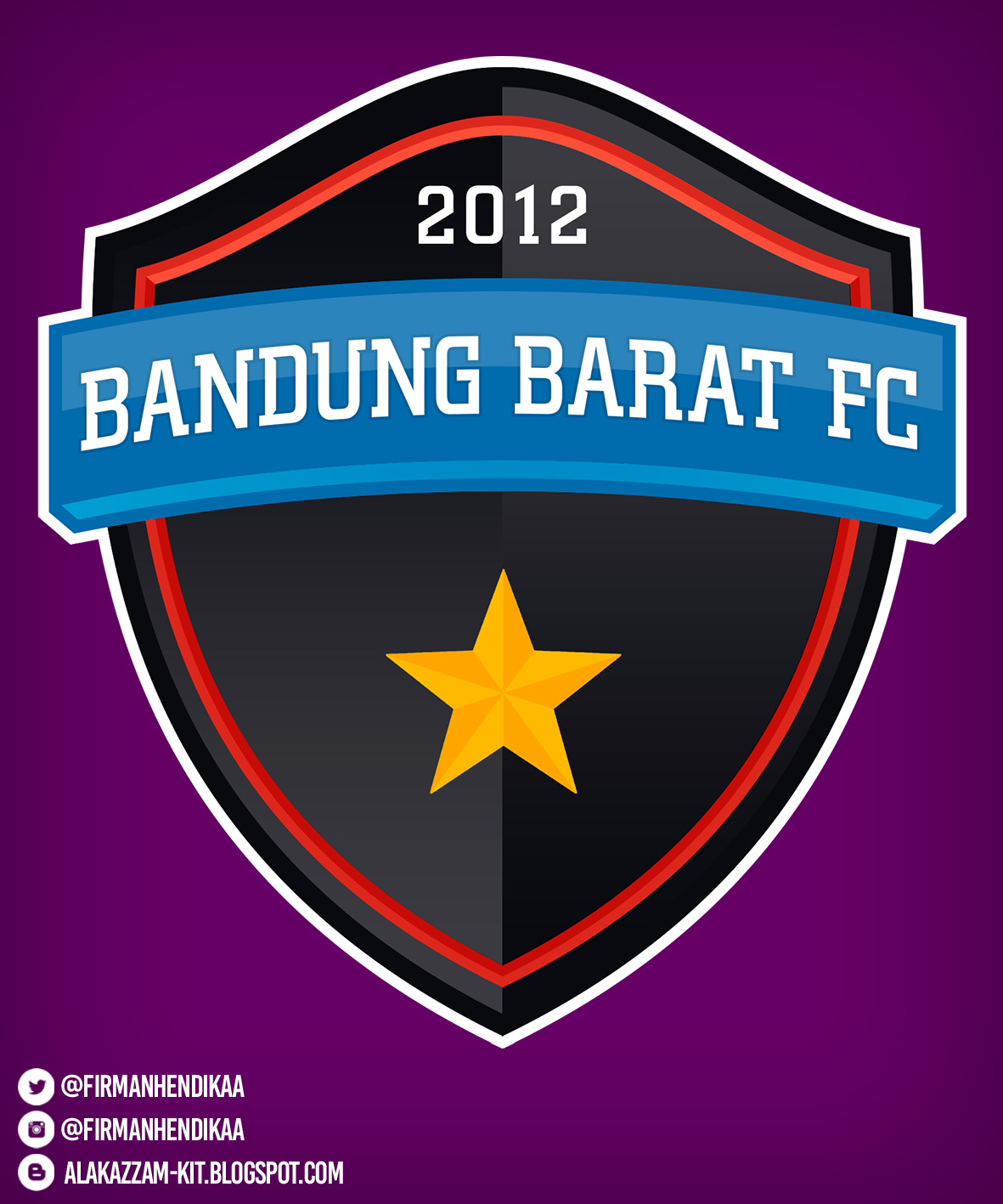 Bandung Barat FC Crest / Logo Design | Alakazzam Kit Design