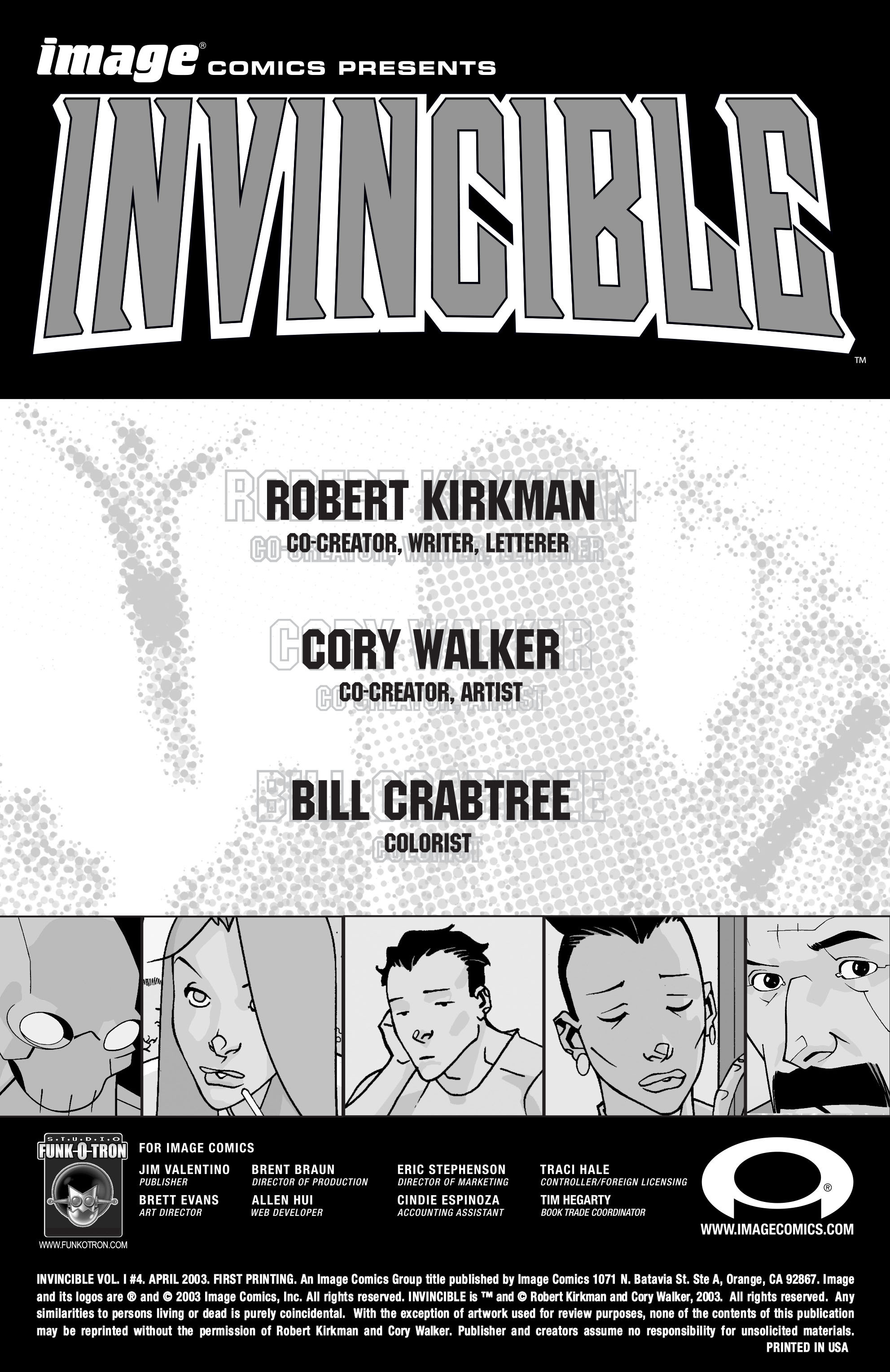 Read online Invincible comic -  Issue #4 - 2