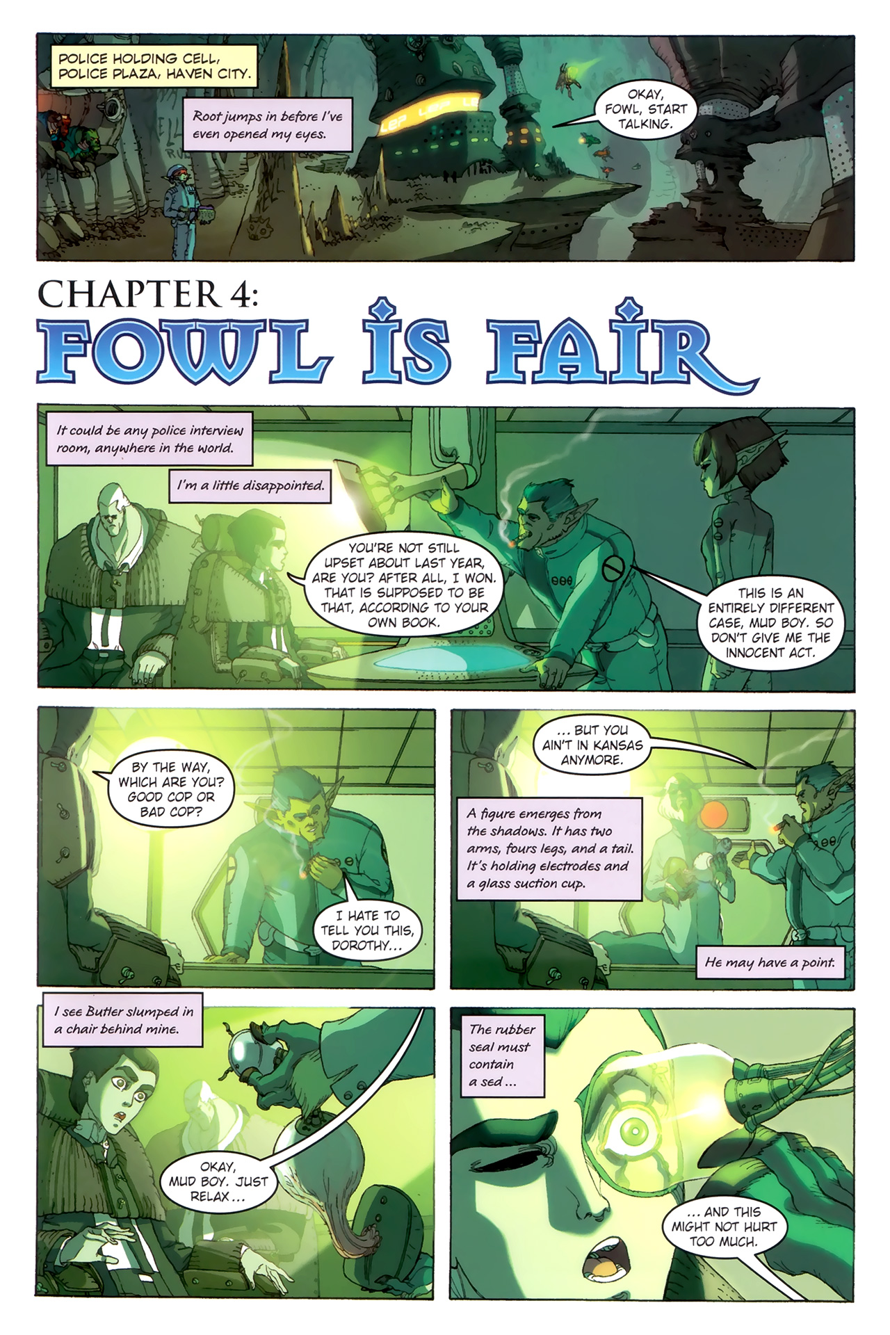 Read online Artemis Fowl: The Arctic Incident comic -  Issue # TPB - 36