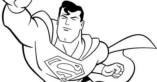 man of steel coloring pages - photo #21