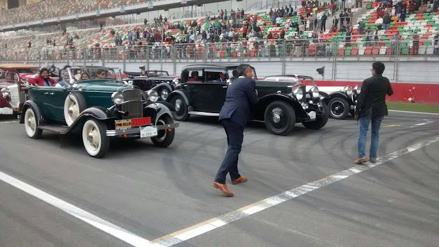  6th 21 Gun Salute International Vintage Car Rally and Concours Show at Buddh International Circuit, Greater Noida