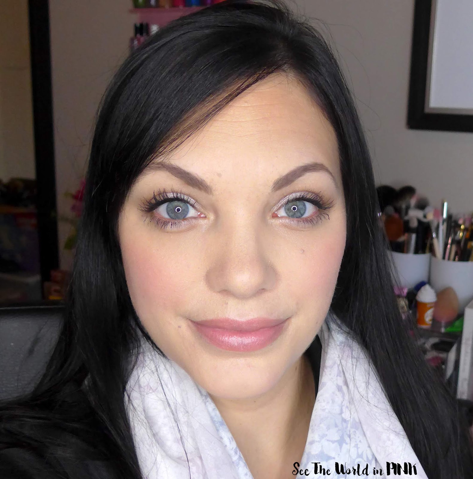 Full Face of Burt's Bees Makeup Try-on and Review!