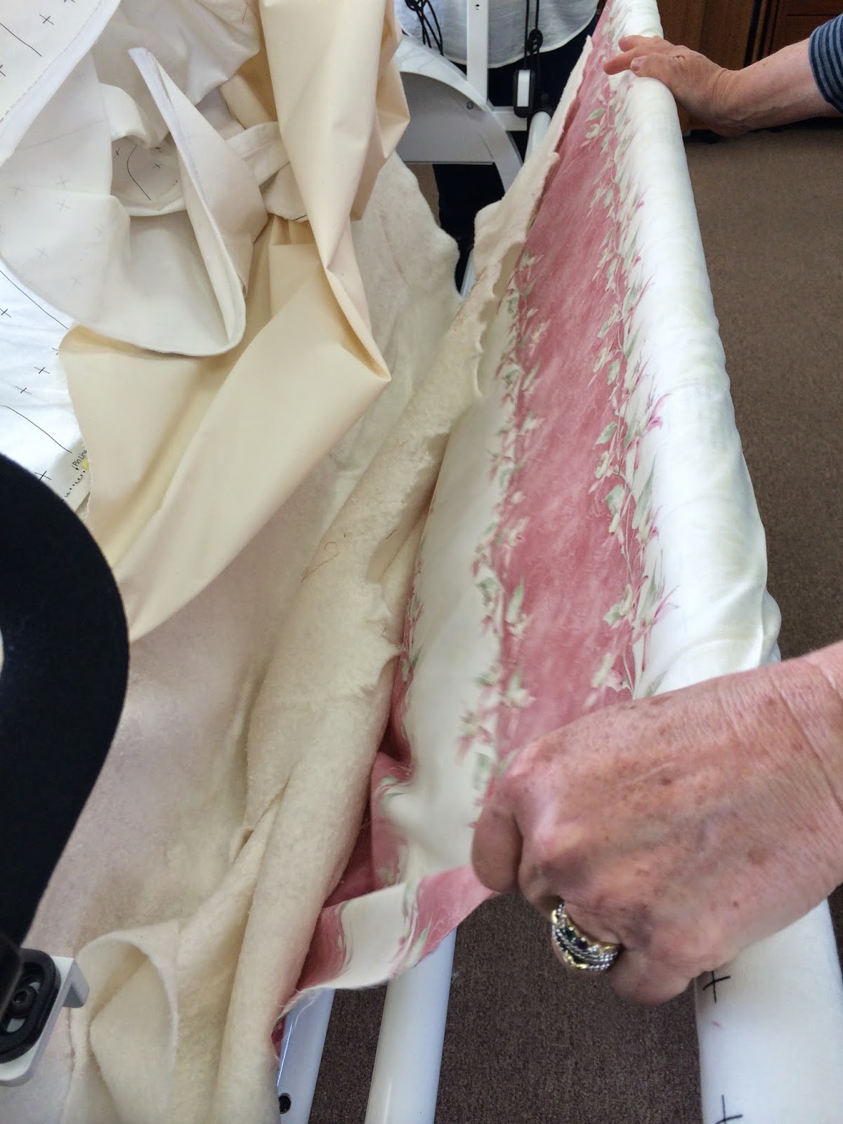 Sew Special with Denise Tips for loading on the Momentum frame by baby