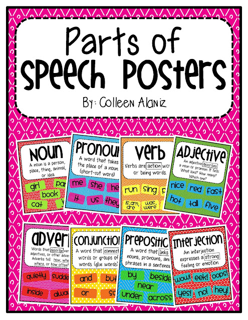 8 parts of speech test pdf