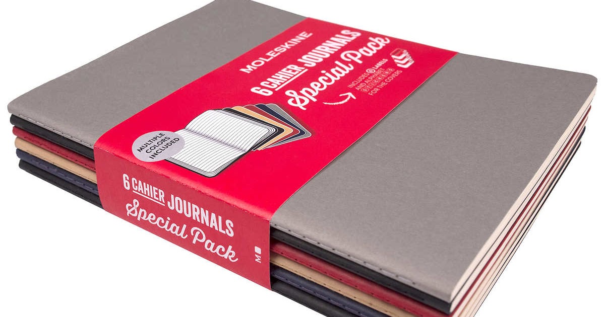 Costco Moleskine Cahier Journal Review and Fountain Pen Ink Test