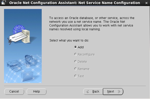 Oracle Database Administration Add Database Service Using