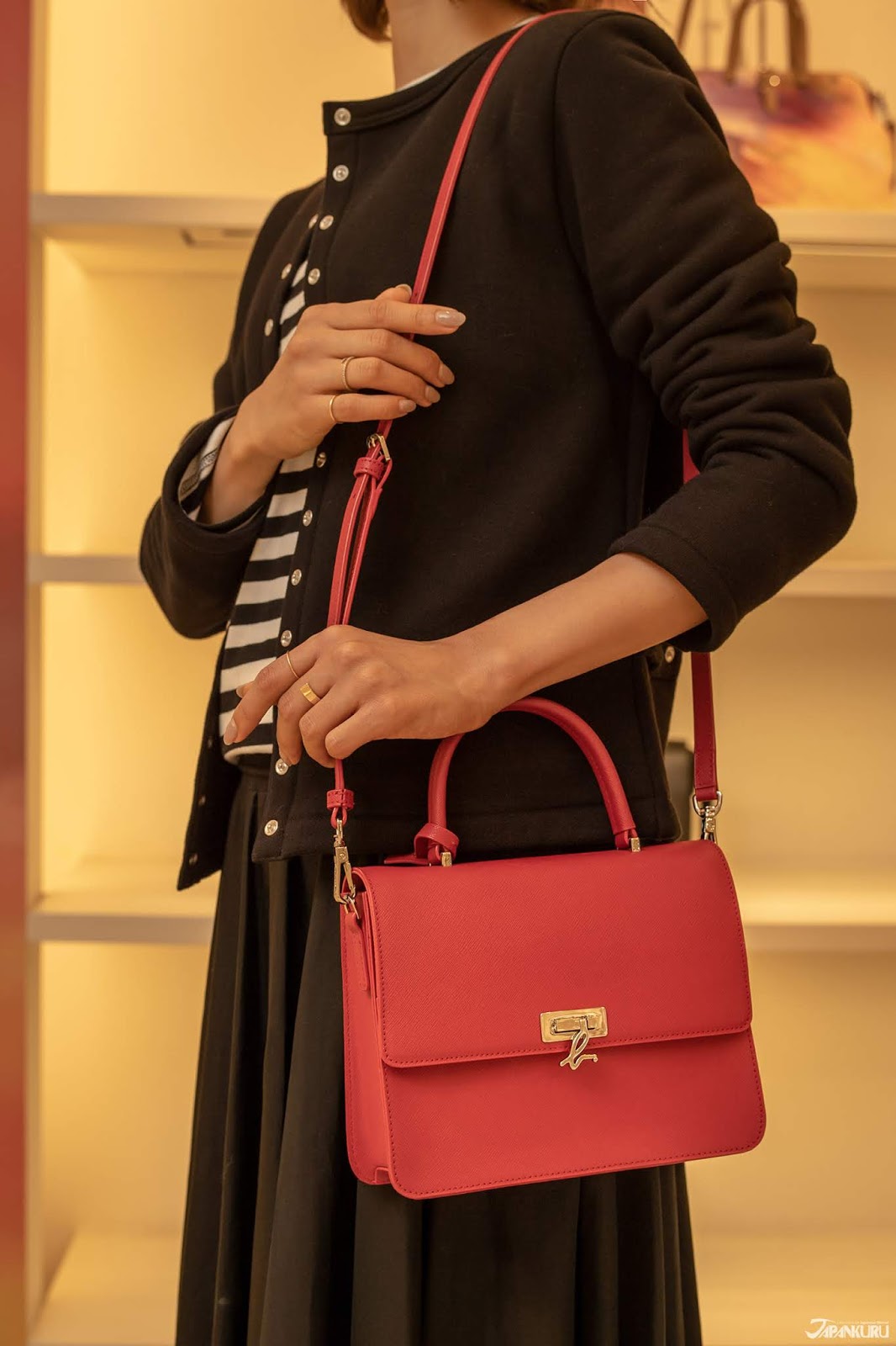 Designer Agnes B Voyage Pink Bag Tote Handbag Purse Satchel