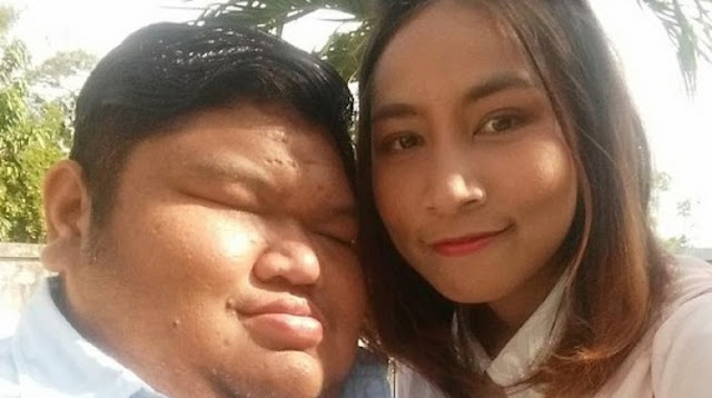 Sudah Hampir 2 Tahun Hubungan Cewek Cantik Dan Pria Gendut Ini, Netizen Bully 