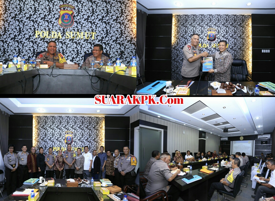 Kapolda Sumut Terima Audiensi Pemko Dan Dprd Kota Padang